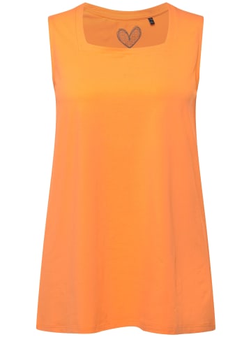 Ulla Popken Longshirt in cantaloupe orange