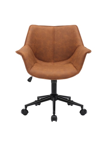 home24 Bürostuhl Nurmes in Braun