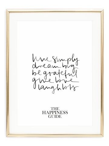 Tales by Jen Poster / Kunstdruck "The Happiness Guide" I Ohne Rahmen