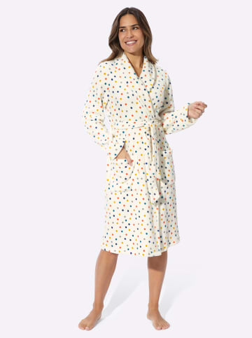 Sieh an! Morgenmantel in ecru-bunt