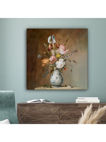 MuchoWow Leinwand bilder Blumenvase (BxH)