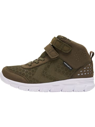 Hummel Hummel Sneaker Crosslite Mid Kinder Leichte Design Wasserabweisend Und Windabweisend in DARK OLIVE