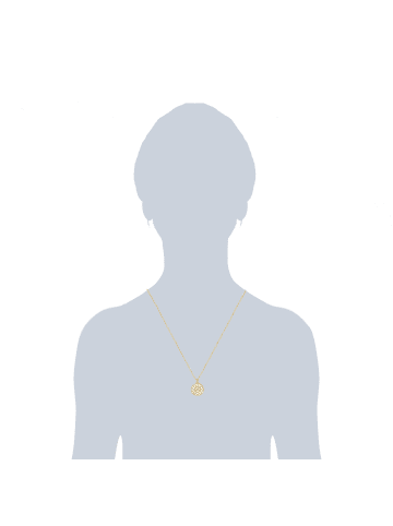 Lulu & Jane Halskette Metall-Legierung verziert mit Kristallen von Swarovski® in gelbgold