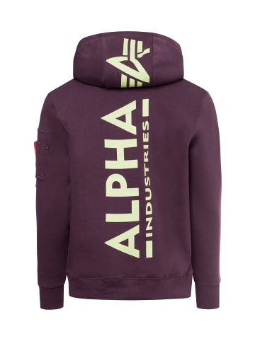 Alpha Industries Kapuzenpullover in lila - 0013