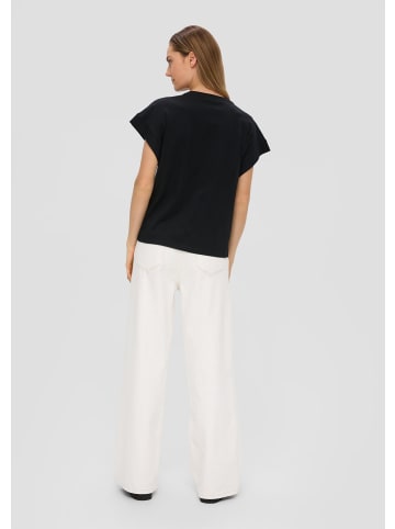 s.Oliver T-Shirt in 99D0_schwarz