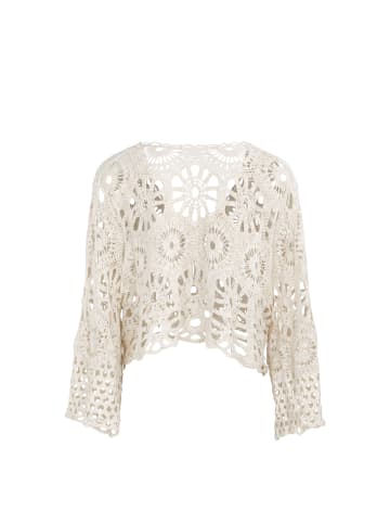 ebeeza Women Cardigan in Ecru