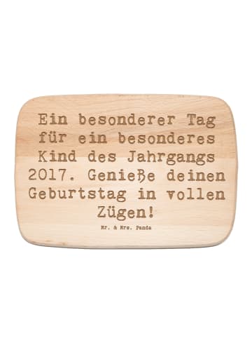 Mr. & Mrs. Panda Holz Schneidbrett Spruch 2017 Geburtstag mit Sp... in Transparent