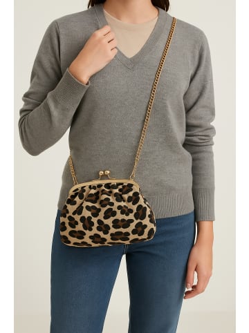 collezione alessandro Umhängetasche " Leo Purse " in braun