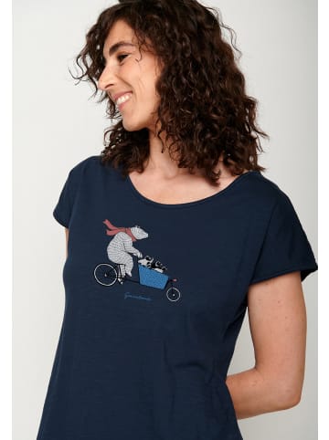 GreenBomb Cool Bike Cargo Family in Marineblau