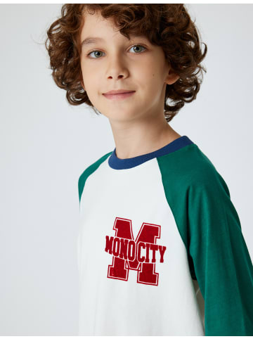 KOTON T-shirt in Ekru