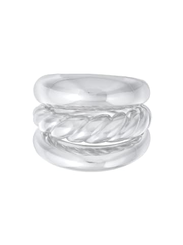 Elli Ring 925 Sterling Silber Ring Set in Silber