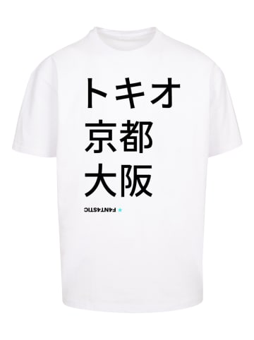 F4NT4STIC Heavy Oversize T-Shirt Tokio, Kyoto, Osaka in weiß