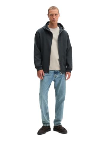 Marc O'Polo Kapuzen-Sweatjacke regular in Peppercorn Grey