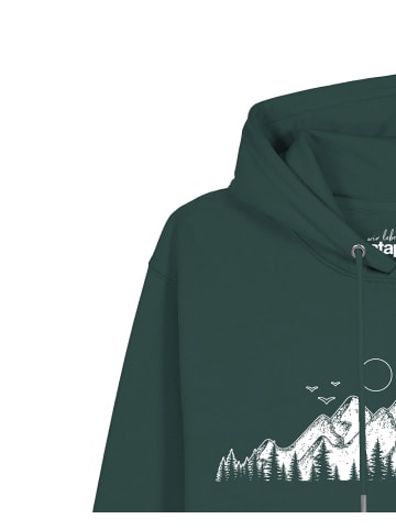 wat? Apparel Sweatshirt Mountains in Glazed Green