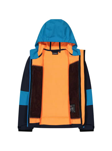 cmp Softshelljacke Kid jacket Fix Hood in Dunkelblau
