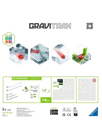 Ravensburger Konstruktionsspiel GraviTrax BASE - Extension Bridges Ab 8 Jahre in bunt