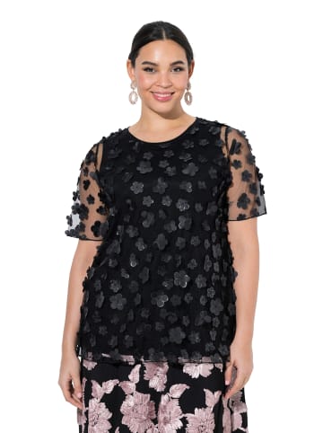 Ulla Popken Shirt in schwarz