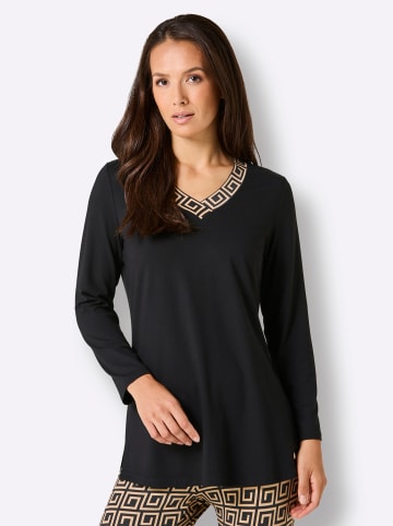 creation L Modal-Longshirt in schwarz-camel