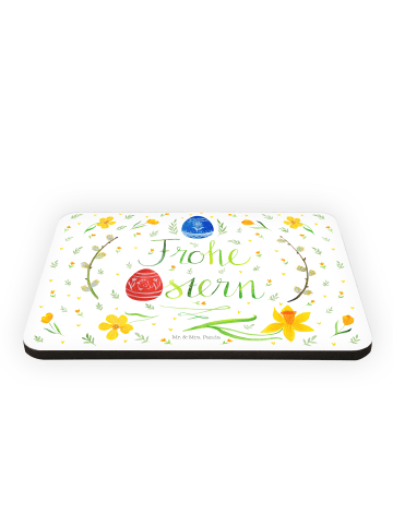 Mr. & Mrs. Panda magnet Ostern Frohe Ostern mit Spruch in Weiß