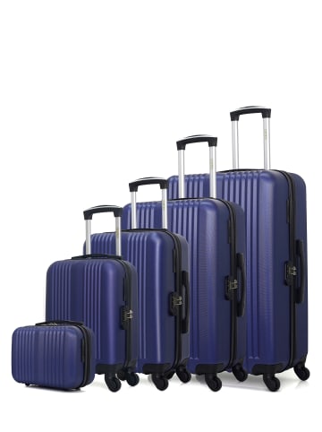 Hero 5 tlg. Kofferset LIPARI-U in Dunkelblau (95L/64L/37L/26L/9L)