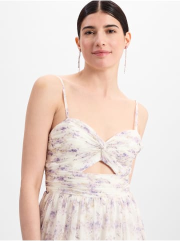 HEY KYLA Kleid in ecru lila - 0001