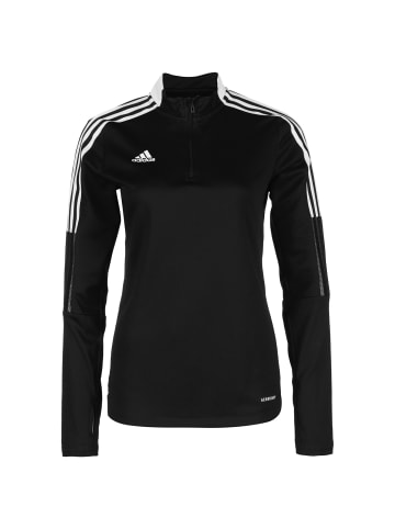 adidas Performance Sweatshirt Tiro 21 in schwarz / weiß