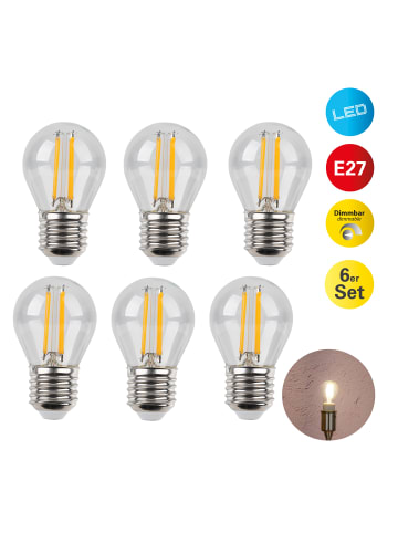 näve LED Leuchtmittel "DAFFY" in klar/transparent - EEK F