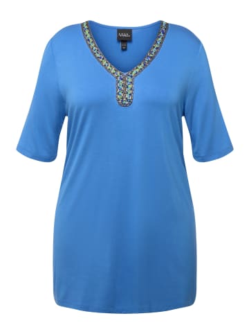 Ulla Popken Shirt in stahlblau