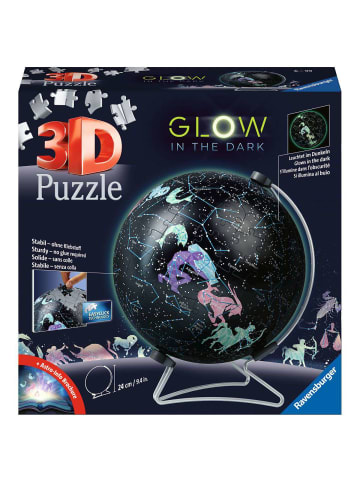 Ravensburger Konstruktionsspiel Puzzle 180 Teile Puzzle-Ball Starglobe Glow-in-the-Dark 6-99 Jahre in bunt