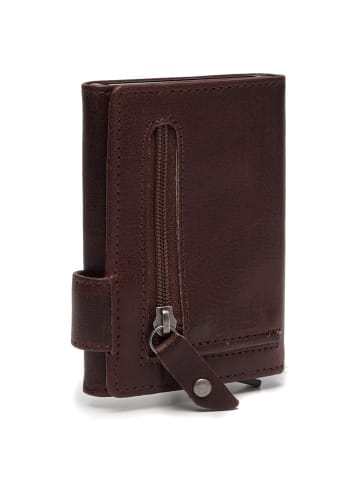 The Chesterfield Brand Portland Kreditkartenetui RFID Schutz Leder 7 cm braun