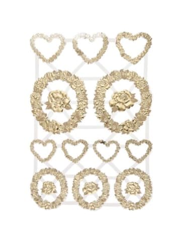 Rico Design Nonbook - Glanzbilder Frames, Gold FSC MIX