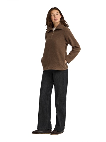 Polo Club Sweatshirt WOMAN SIA POLAR LONG SLEEVE REGULAR FIT in Braun