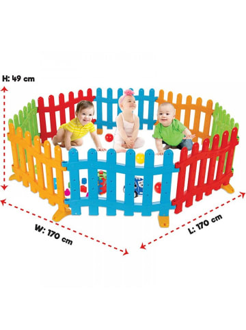 Pilsan Spielzaun, Plastikzaun, Laufgitter 06192 in bunt