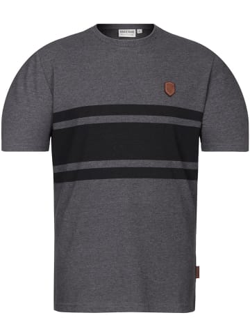 naketano T-Shirt "Haschisch in der Blutbahn" in Grau