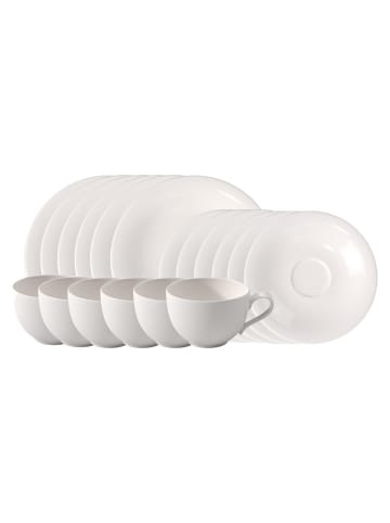 like. by Villeroy & Boch 18-tlg. Kaffeeservice Essential in Weiß – in weiß