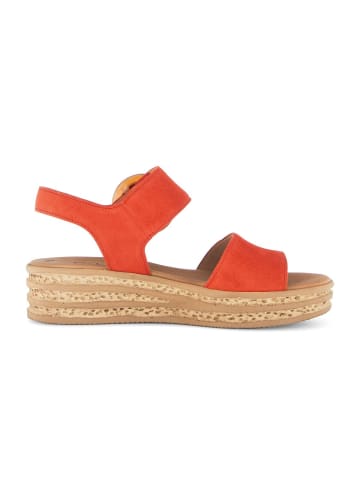 Gabor Plateau Sandalen in rot
