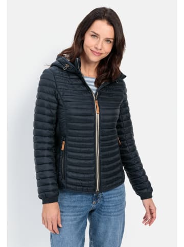 Camel Active Leichte Steppjacke aus recyceltem Polyamid in Dunkelblau