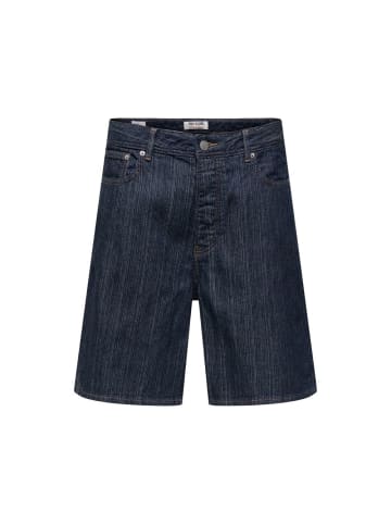 ONLY & SONS Blau Baumwolle Bermudashorts