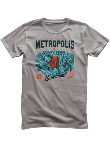 Superman T-Shirt "Metropolis Daily Planet T-Shirt" in Grau