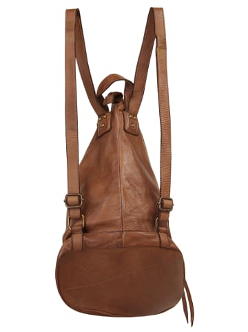 Samantha Look Rucksack echt Leder in cognac