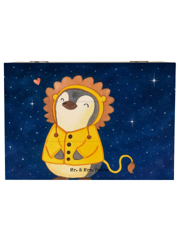 Mr. & Mrs. Panda Kiste Löwe Astrologie Design ohne Spruch in Weiß