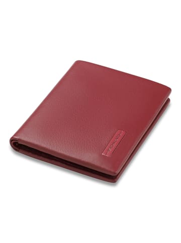 Roncato Detroit Geldbörse RFID Schutz Leder 8 cm in burgundy
