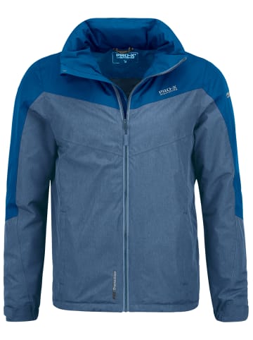 PRO-X elements Funktionsjacke "JAMES" in Coronet Melange - Poseidonblau