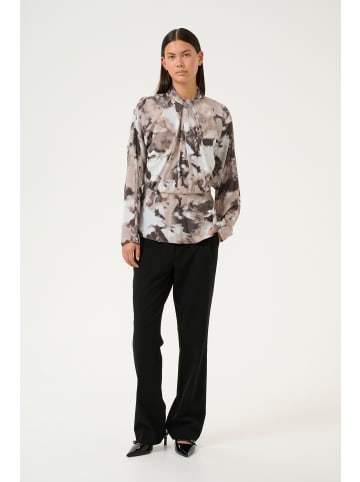 Karen By Simonsen Langarm-Bluse KBRosemarie Feminine in Rosemarie aop 1 Thunderstorm