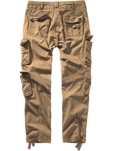 Brandit Cargohose "Pure Slim Fit Pants" in Beige