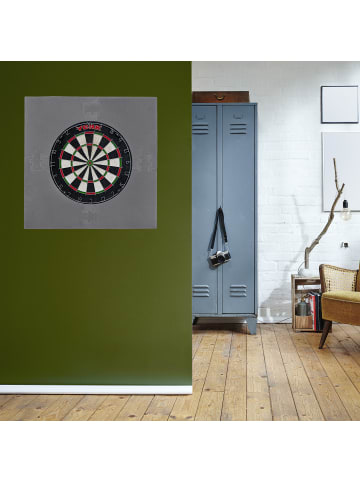 relaxdays Dartscheibe Schutzring in Grau - Ø71 cm
