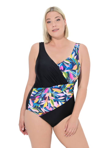 Ulla Popken Badeanzug in schwarz