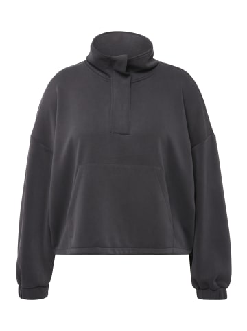 Ulla Popken Sweatshirt in asphaltgrau