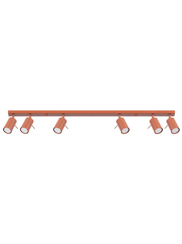 Nice Lamps Plafond ETNA 6L roter Ocker H 17 cm