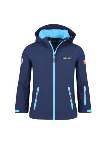 Trollkids Softshelljacke Oslofjord in navy/blue